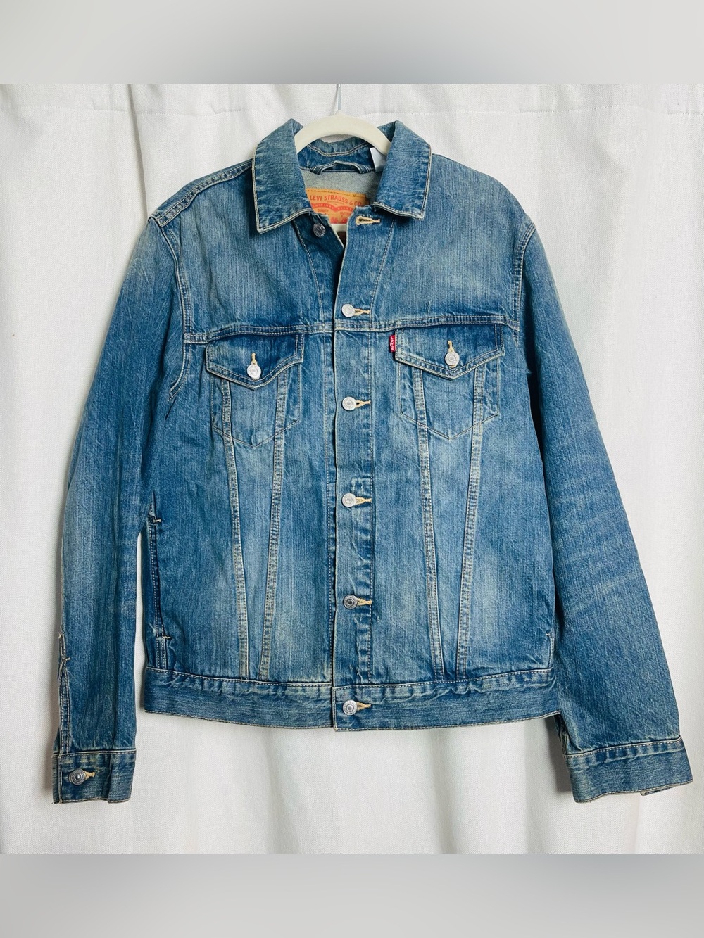 Vtg 1970s Levi Strauss Type III Denim Jacket WPL 423 Mens Large Blue Jean USA